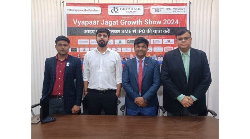 Vyapaar Jagat Growth Show 2024 to help SMEs navigate to IPOs, celebrate entrepreneurial excellence